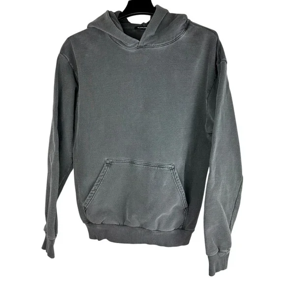 Talentless x Scott Disick Heavyweight Hoodie Blank Distressed Gray Men's Large - Picture 4 of 16